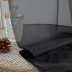 Black Sheer Curtains 84 Inches Long 2 Panels Set, Light Filtering Sheer Curtains - Image 4