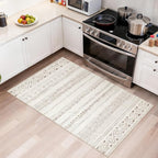 cotiled Washable 3x5 Entryway Rugs: Boho Moroccan Soft Small Rug | Solve Modern - Image 3
