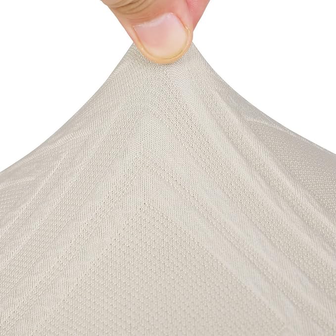 SearchI Waterproof Club Chair Slipcover Stretch Barrel Chair Covers Jacquard - Image 9
