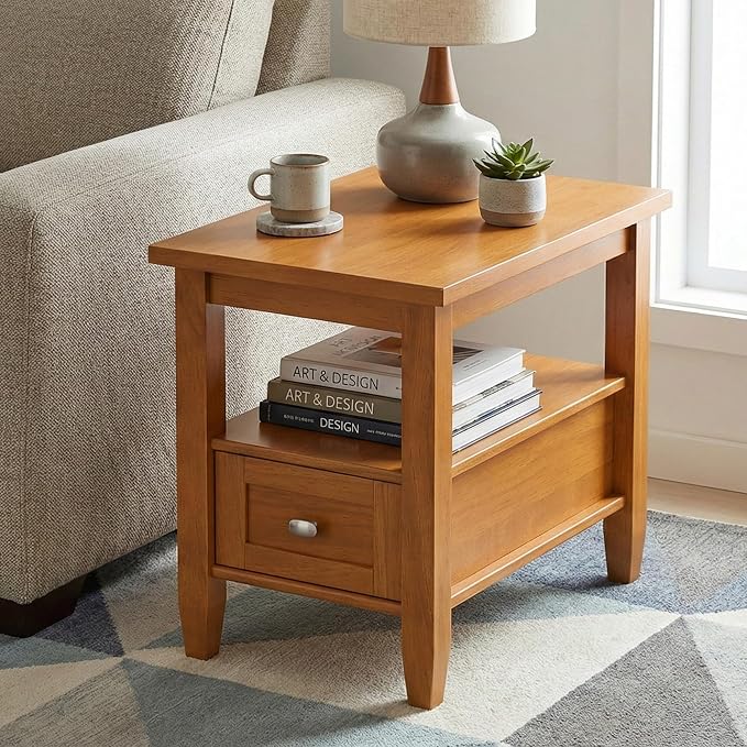 SIMPLIHOME Warm Shaker End Table - Image 2