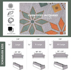 DREAMINGO Boho Couch Cover Grey Chenille Sofa Protecor - Image 3