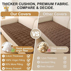 Smiry Couch Cover for Dogs, Non Slip Fuzzy Pet Sofa Covers Washable | Sofa - Image 4