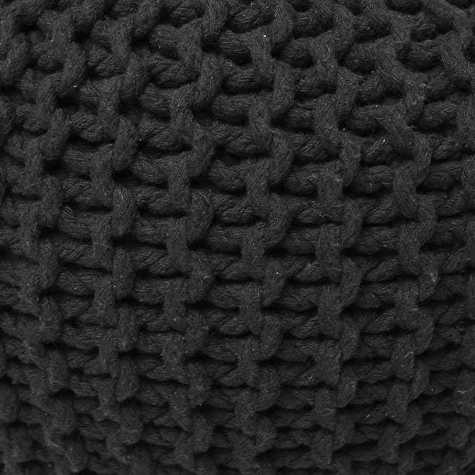 REDEARTH Round Pouf Foot Stool Ottoman - Image 7