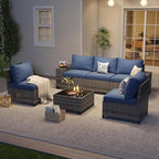 Aoxun 6-Piece Patio Sectional Sofa - Image 2