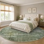 6Ft Round Area Rugs for Living Room, Soft Non-Slip Washable Rugs Modern - Image 3