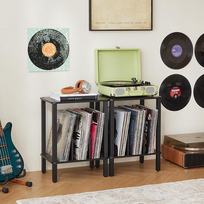 LELELINKY 2-Tier Record Player Stand - Image 2