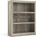 LINSY HOME 3-Tier Bookshelf, Small Wood Display Storage Shelves Farmhouse - Image 8