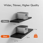YUFLINX 23’’Black Floating Shelves - Image 4