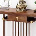 Traditional Chinese Style Solid Wood Console Table - Image 5