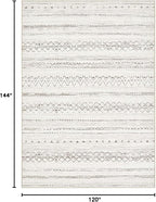 cotiled Boho 10x12 Area Rug for Living Room: Large Moroccan Washable Rug | - Image 2