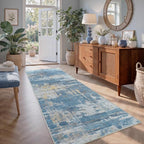 2x6 Ft Washable Runner Rug, Non-Slip Low Pile Hallway Kitchen Area Rug by Cuzwlovita