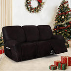 ANARACHON Leather Look Recliner Couch Cover, 8-Pieces Stretch Recliner Sofa - Image 2