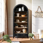 RowyPoey Farmhouse Arched Cabinet - Image 3
