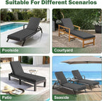 Chaise Lounge Cushions Outdoor, Outdoor Chaise Cushion - Image 2