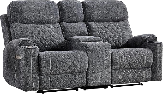 HAOMARKETS Electric Reclining Loveseat Couch - Image 8