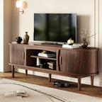 Decofy Mid Century TV Stand for TVs up to 70 Inches, Entertainment Center - Image 7