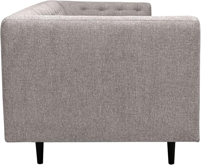 Armen Living Annabelle 80" Modern Gray Fabric Sofa - Image 4