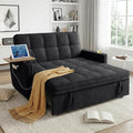 54'' Sleeper Sofa Bed, Convertible Pull Out Couch Futon by tiramisubest