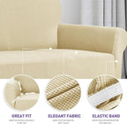 ZNSAYOTX Stretch Oversized Couch Cover Universal Sofa Covers - Image 3