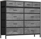VASICAR Gray Dresser for Bedroom by VASICAR
