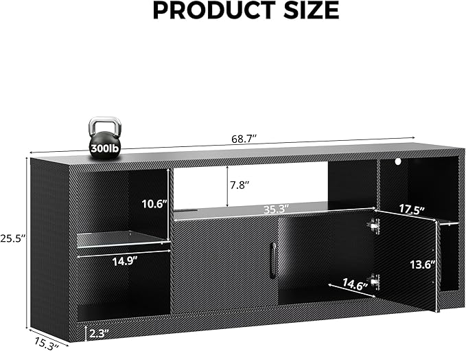 IRONCK TV Stand for TVs 80 inch - Image 3