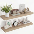 Acovy 36 Inch Floating Shelves, 3D Textured Wood Grain, Wooden Shelves by Acovy