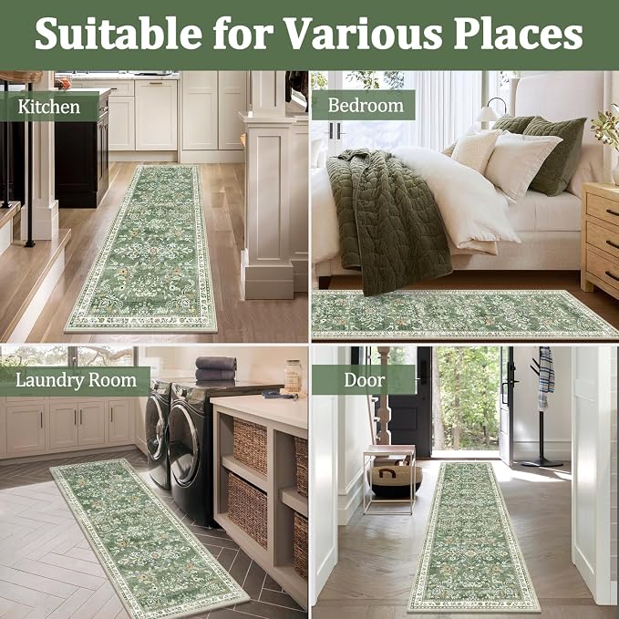 Yamaziot 8x10 Washable Area Rug - Image 7
