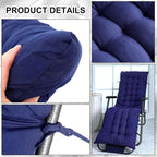 67 x 19 Inch Chaise Lounge Cushions Soft Lounge Chair Cushion Gravity Chair - Image 3