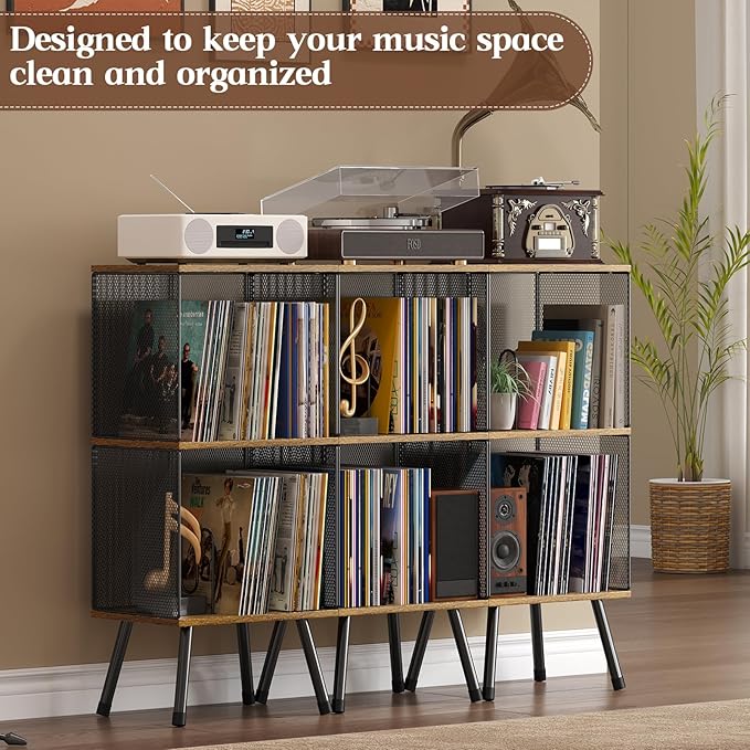 X-cosrack 3-Tier Record Player Stand, Turntable Stand - Image 7
