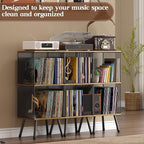 X-cosrack 3-Tier Record Player Stand, Turntable Stand - Image 7