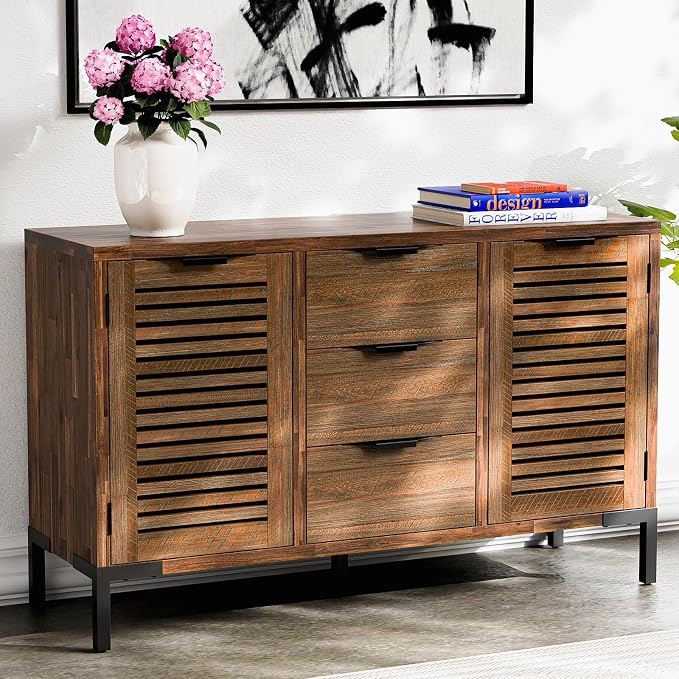 Bme Millie Premium Solid Wood Sideboard Storage Cabinet by Bme