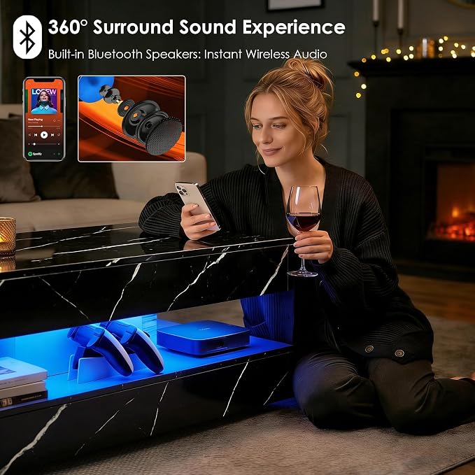 47.2" LED Smart Coffee Table - Image 3