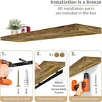 Sorbus Floating Shelves for Wall - Image 4