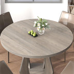 IBF Round Dining Table, Farmhouse Pedestal Dining Tables - Image 6