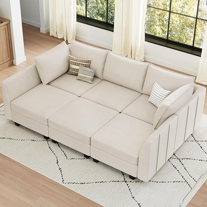 Belffin Modular Sectional Sofa Sleeper Sectional Couch by Belffin