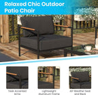 Flash Furniture Lea Indoor/Outdoor Patio Chair - Image 4