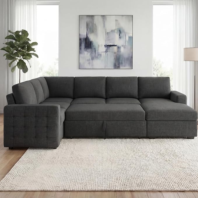 HONBAY Sectional Sleeper Sofa - Image 5