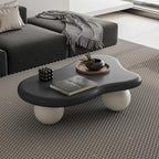 40” Cloud Coffee Table with 3 Ball Legs, Modern Irregular Center Table - Image 3