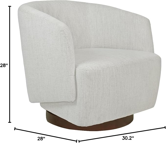 MINCETA Accent Chair, 360° Swivel Chairs - Image 2