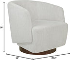 MINCETA Accent Chair, Modern Swivel Chairs - Image 2
