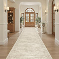 Soalmost Washable 3x16 Hallway Runner Rug Non-Slip Kitchen Entry Rugs Beige | by Soalmost