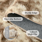 6x9 Ft Large Shag Rugs for Living Room Decor, Tie-Dyed Ultra Soft Fluffy Furry - Image 5