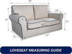 PureFit Reversible Quilted Couch Covers - Image 6