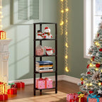 TUTOTAK Corner Shelf, 5-Tier Corner Bookshelf - Image 3
