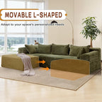 Korser 110" L-Shaped Modular Sectional Sofa - Image 6