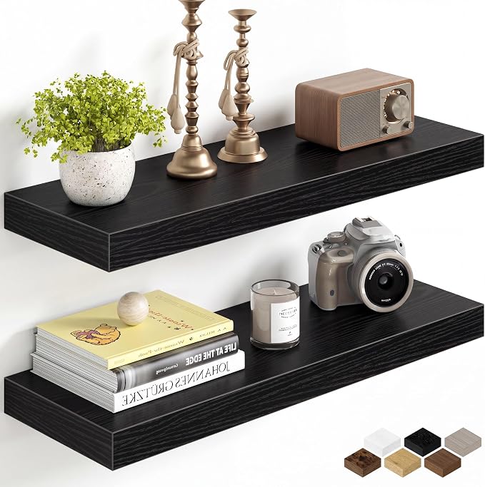 Fun Memories 24Inch Floating Shelves by FunMemories