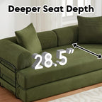 ZEIINPA Convertible Sleeper Sofa Bed - Image 3