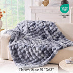 BENVWE Fluffy Faux Fur Throw Blanket - Image 2