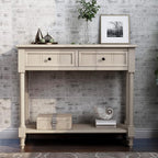 Merax Wood Sofa Table Console Table, Entryway Table Traditional Design - Image 10