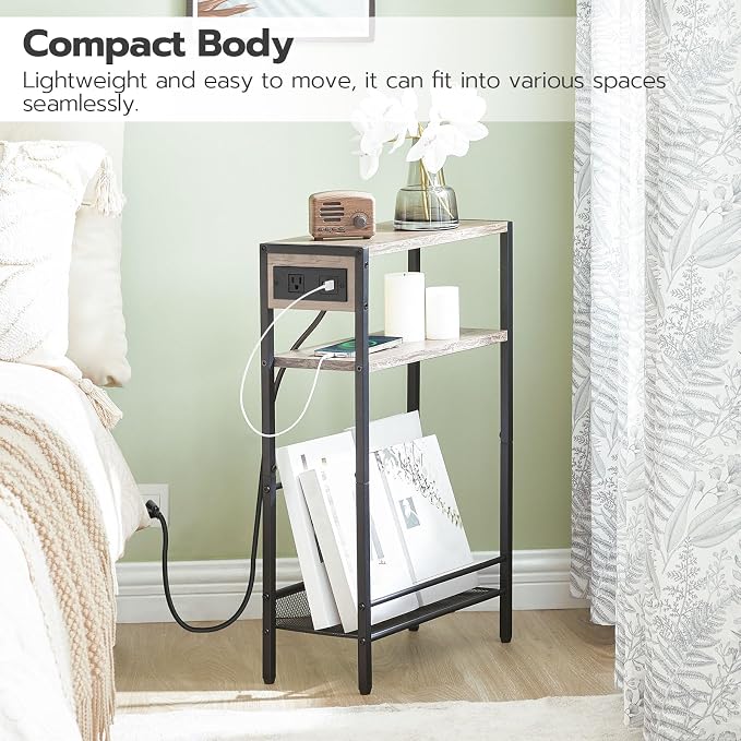 HOOBRO Small Narrow Side Table - Image 4